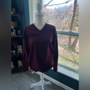 Eddie Bauer knitted sweater long sleeve size Large